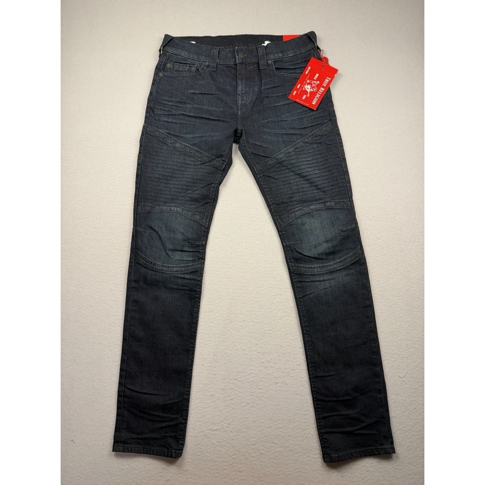 TRUE RELIGION ROCCO BIKER(MOTO) Jeans New WT Size 32